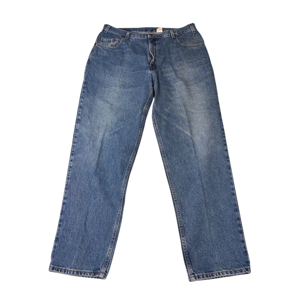 Vintage Levis 545‎ Jeans Mens 40x32 Light Wash Blue Denim Loose Fit USA 90s